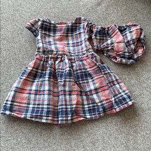 Ralph Lauren baby girl plaid dress